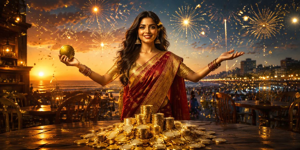 Indian woman enjoying lottery betting at home in Chennai